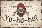 Yo-ho-ho. Vintage layered font, a Font by Fractal fonts & graphics (Thumbnail 1 of 9)