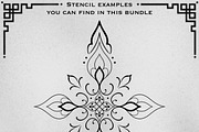 Premium Ornamental Tattoo Stencils, a Brush Add-On by ProcreateInk (Thumbnail 5 of 7)