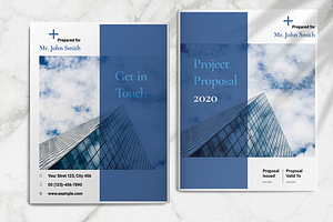 Blue Business Proposal Layout