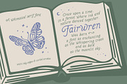 Fairwren, a Serif Font by Chelsea Burkett (Thumbnail 7 of 9)