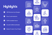 Russian Outline Icons Set, an Outline Icon by Prosymbols (Thumbnail 2 of 8)
