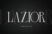 Lazior | Contemporary Serif Typeface