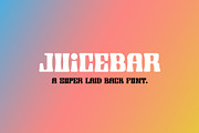Juicebar Display Font, a Font by Holt510 (Thumbnail 1 of 10)