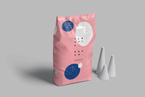 Plastic Packaging Pouch Mockups