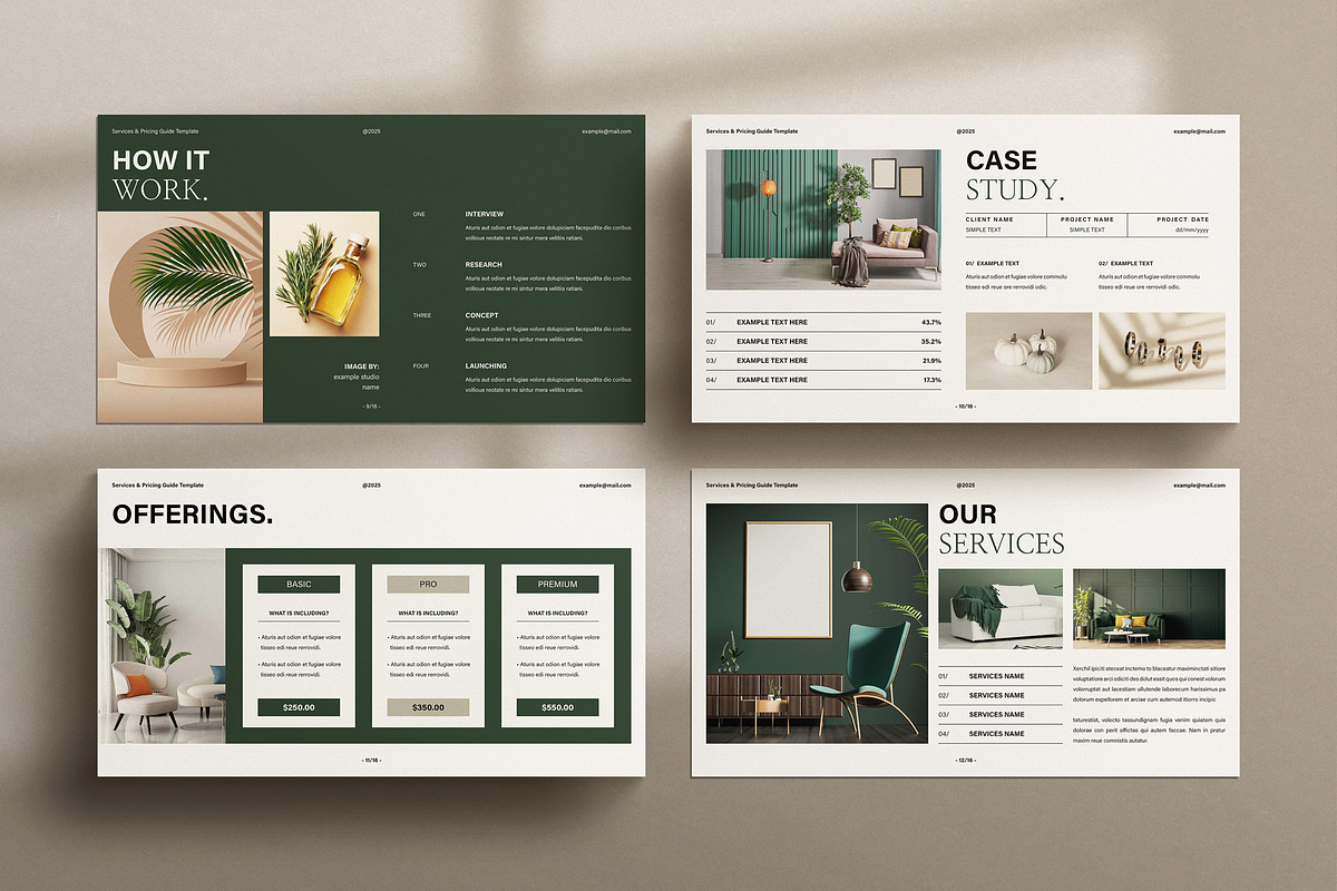 Services and Pricing Guide Template, a Presentation Template by TemplatesForest (Photo 4 of 5)