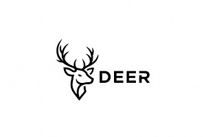 Minimal Deer Logo, a Branding & Logo Template by Logocreative