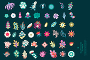 Crazy Colors Flowers, a Decorative Illustration by Bloomart Studio (Thumbnail 3 of 8)