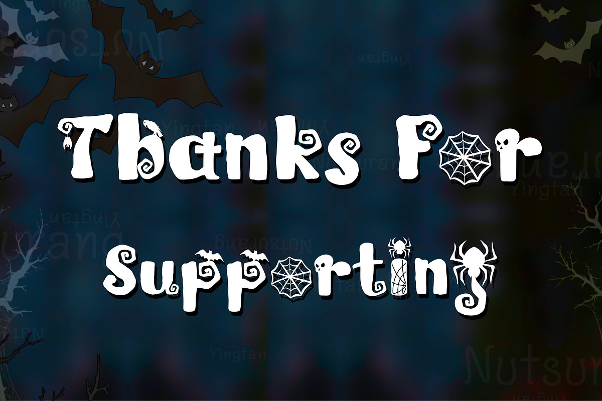 Image Halloween Font, a Handwritten Font by N Nakorn Creative (Photo 10 of 10)