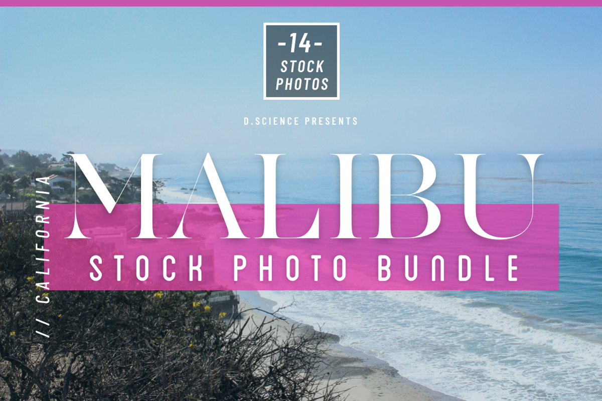 Malibu Beach Photo Bundle, a Nature Photo by Template Monkey @dscience (Photo 1 of 7)