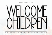 Welcome Children, a Serif Font by InermediaSTUDIO (Thumbnail 1 of 7)