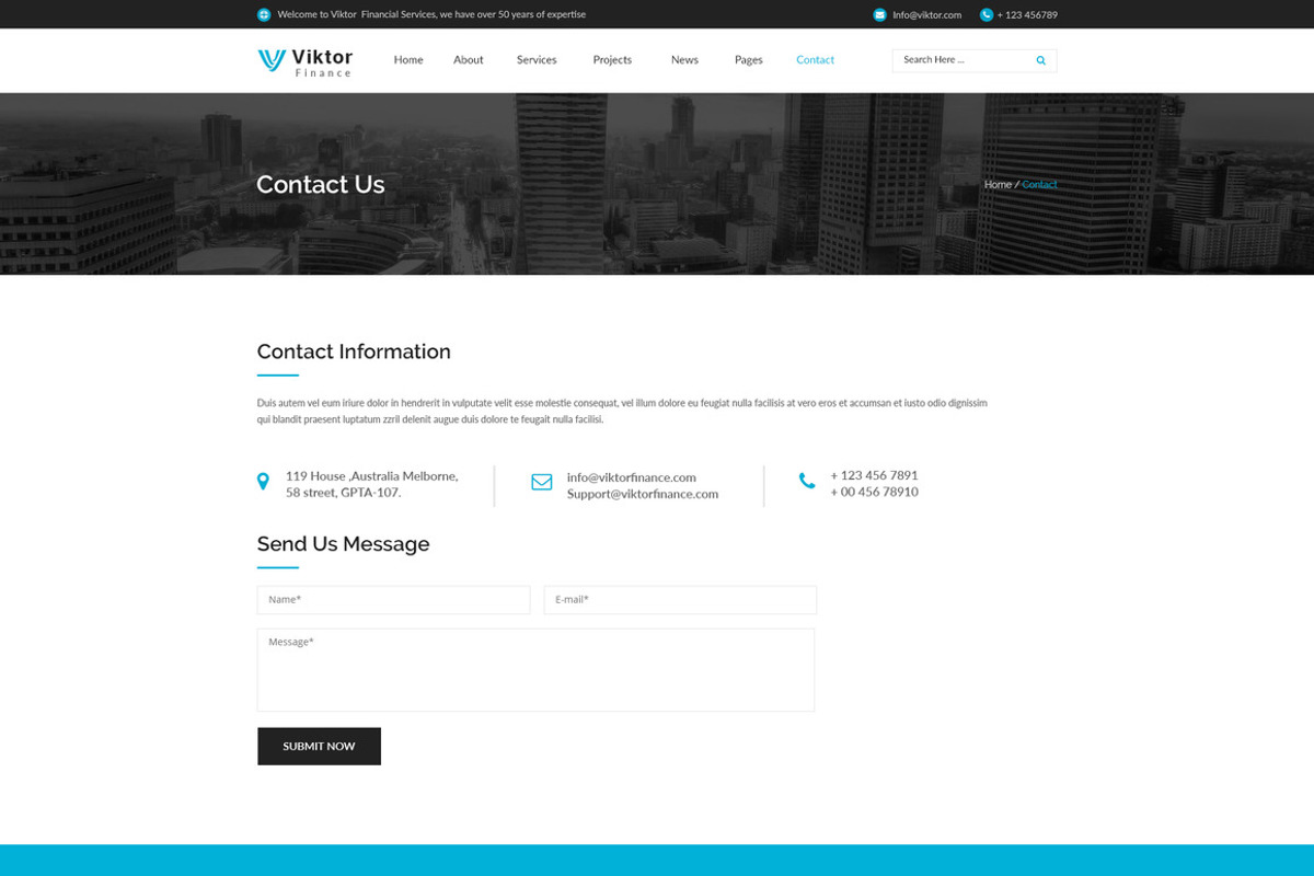 Viktor - WordPress Template, a WordPress Template by DigitalCenturySF (Photo 11 of 12)