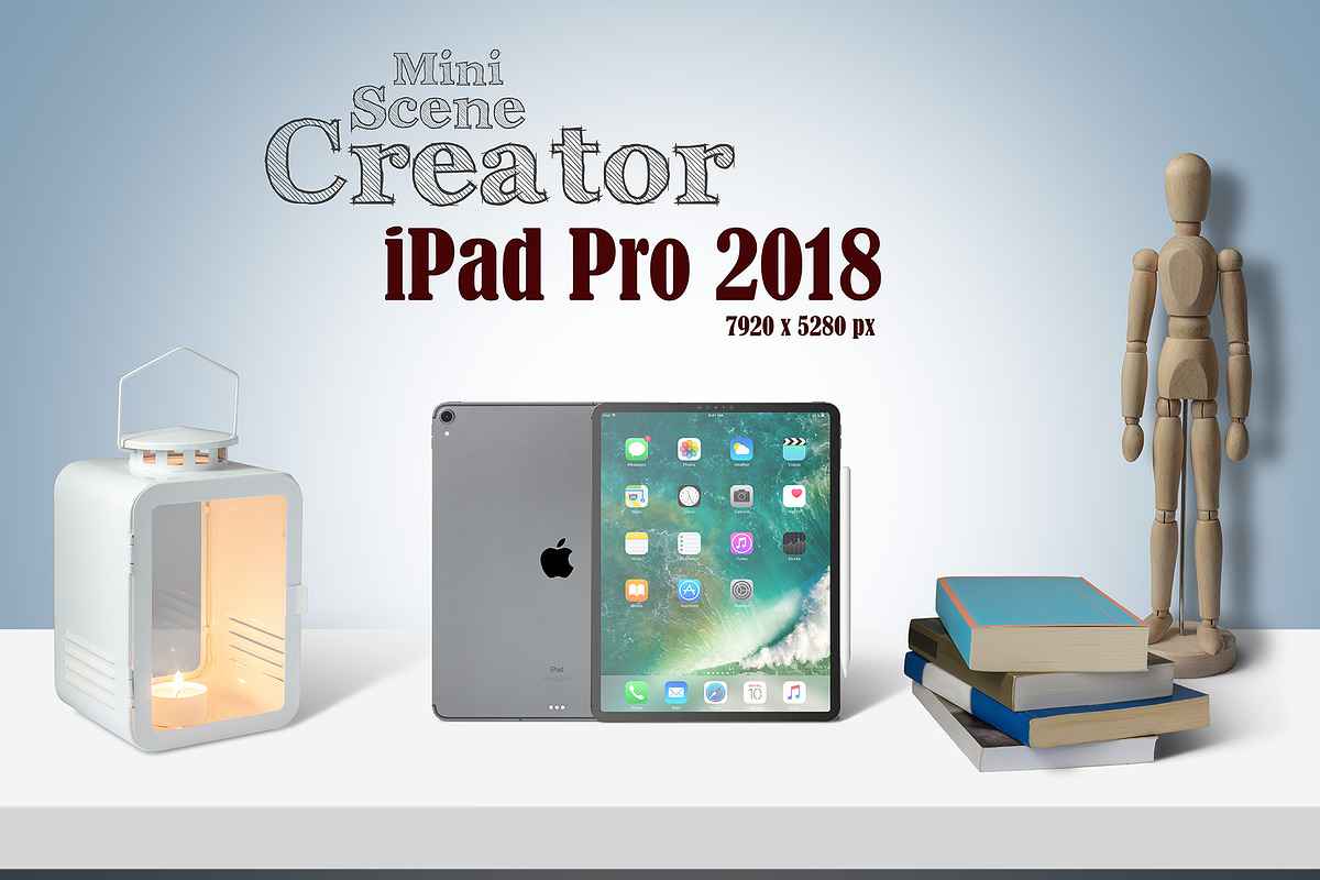 iPad Pro (2018) Mockup, an iPad Mockup by Zabiegala MP (Photo 1 of 15)