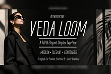 Veda Loom Fashion Condensed Font