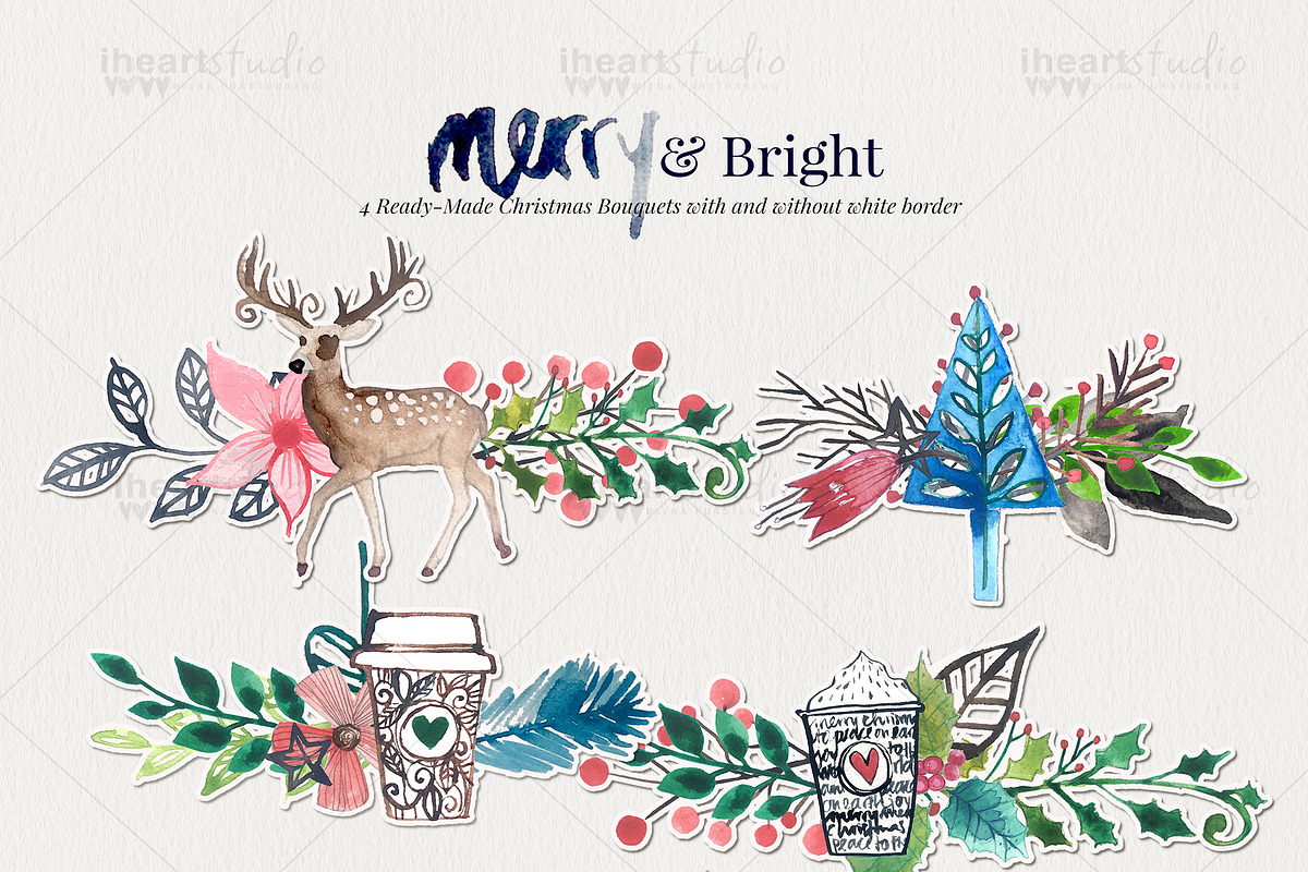 Merry & Bright, an Illustration by iHeartStudio (Photo 2 of 3)