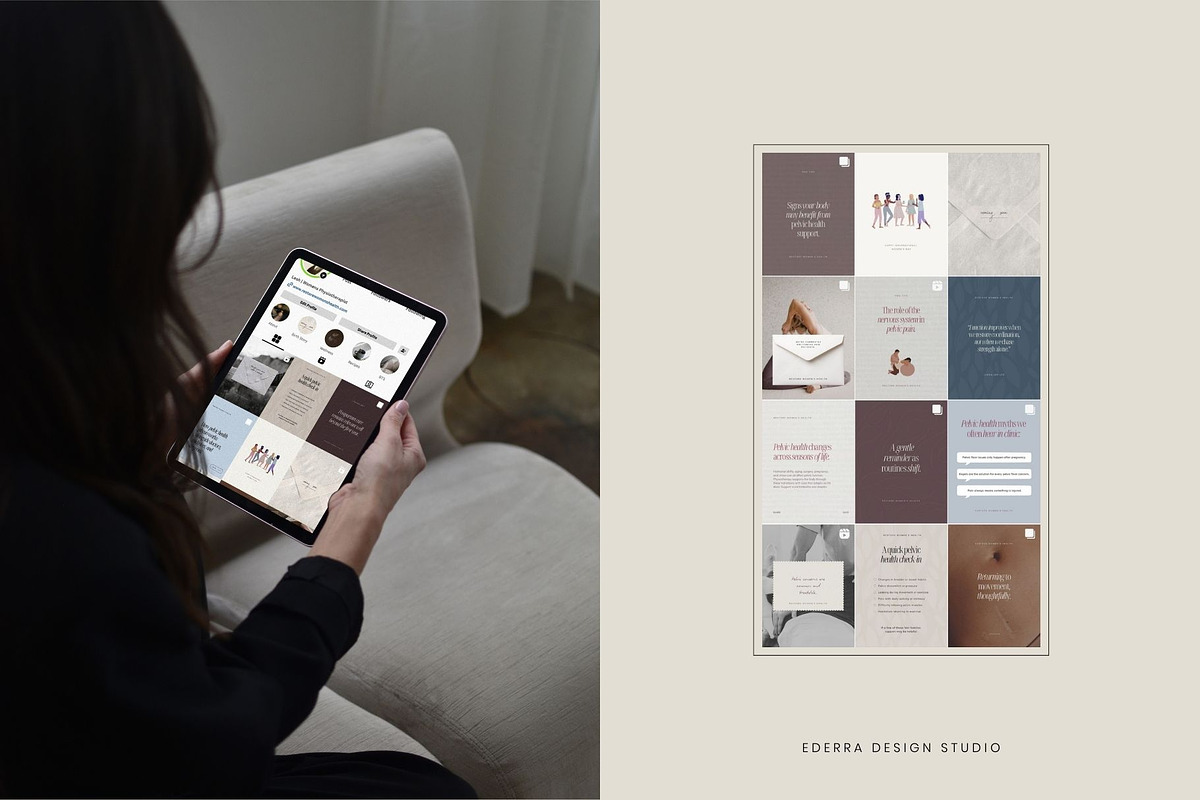 Physiotherapist IG Templates | Canva, a Social Media Template by Ederra Design (Photo 6 of 7)
