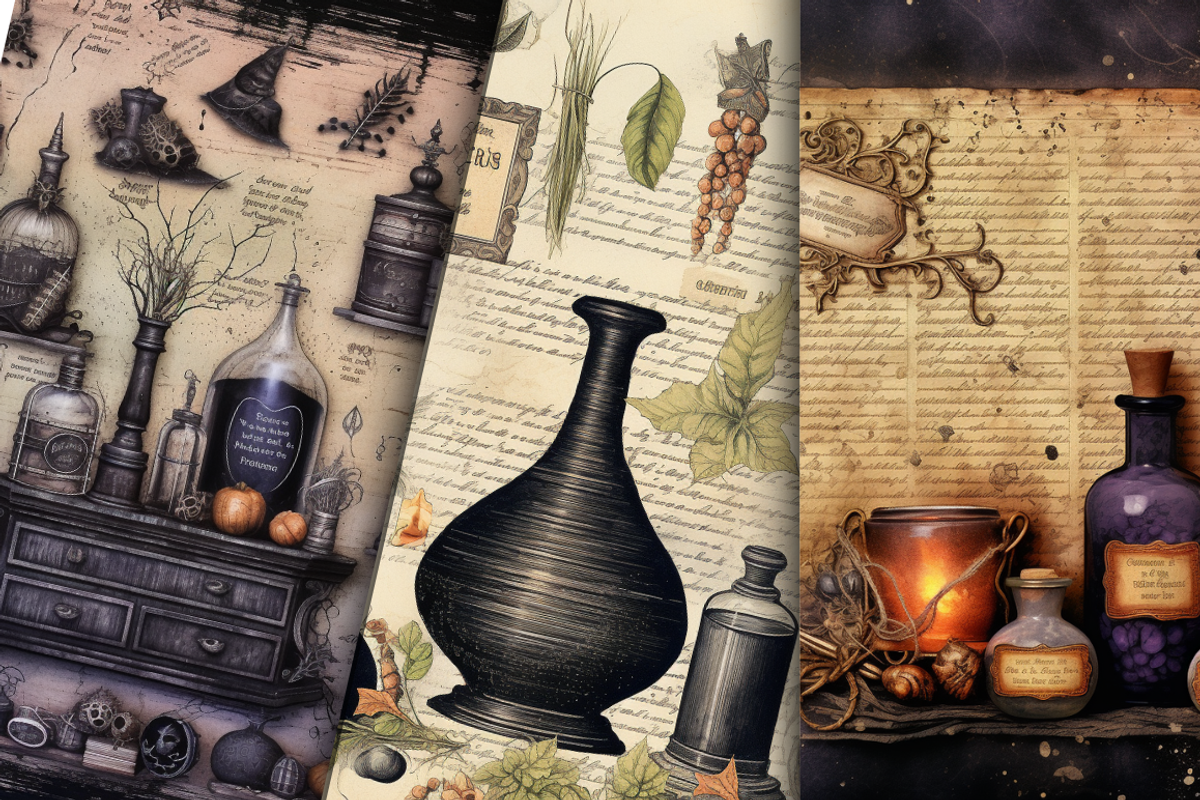 Witchs Potion Scrapbook, an Object Graphic by Regulrcrative (Photo 5 of 5)