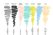 Glitter Procreate 7 Brush Bundle, a Brush Add-On by The Pigeon Letters (Thumbnail 2 of 4)