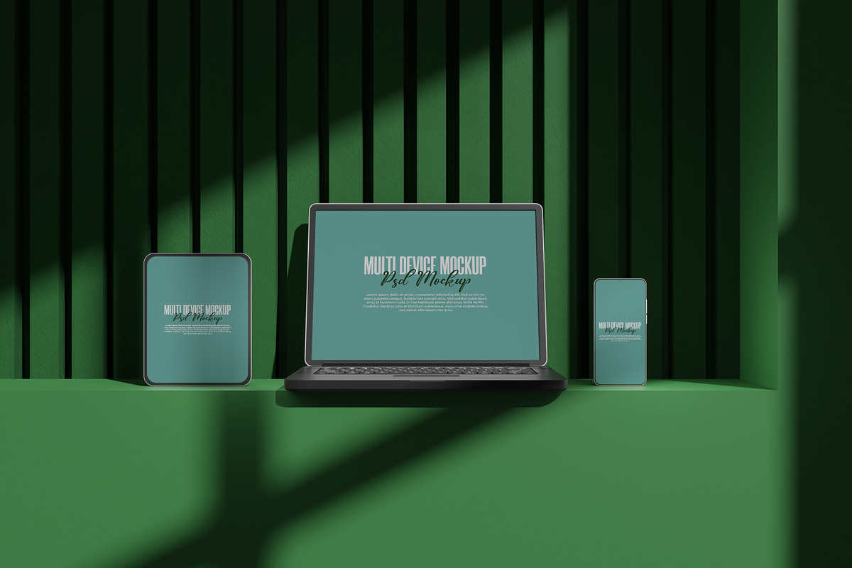 multidevice mockup, a Mockup by el_chambers