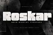 Roskar, a Slab Serif Font by Wow Magic (Thumbnail 1 of 5)