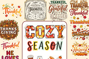Fall Cozy Season Thankful Grateful T, an Object Graphic by Ace Designs (Thumbnail 1 of 2)
