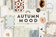 Autumn Mood Watercolor Collection, a Background Graphic by Karma (Thumbnail 18 of 19)
