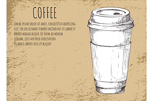 Coffee Cup Beverage Poster Vector