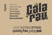 Calarau - Variable Metal Font, a Blackletter Font by creativemedialab (Thumbnail 8 of 16)