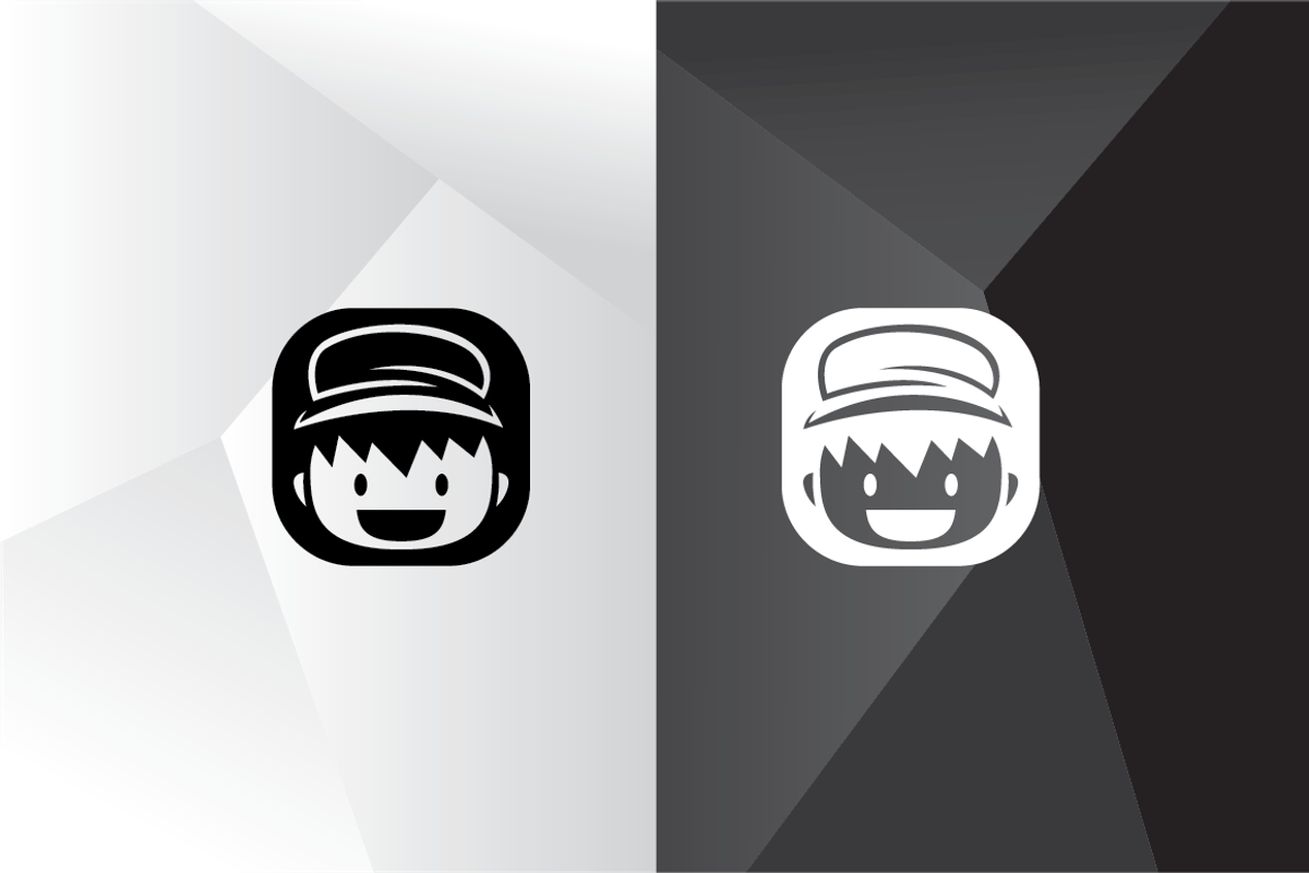 Happy Kid with Hat Logo Template, a Branding & Logo Template by Heavtryq Design (Photo 2 of 3)