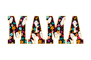 Halloween Mama Comfort Colors PNG, a Graphic by Star Graphic Design
