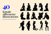 Female Bodies - Silhouette Art Set, a Decorative Illustration by Rough Edges Supply Co. (Thumbnail 3 of 9)