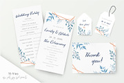 Wedding collection - Dusty blue, an Invitation Template by Alewiena (Thumbnail 4 of 9)