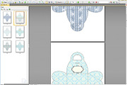 6 Blue Gift Bags - PDF  Patterns, a Print Template by Kseniya-Omega (Thumbnail 4 of 4)
