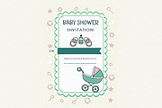 Baby Shower Clipart Bundle, an Illustration by Helospace (Thumbnail 5 of 10)