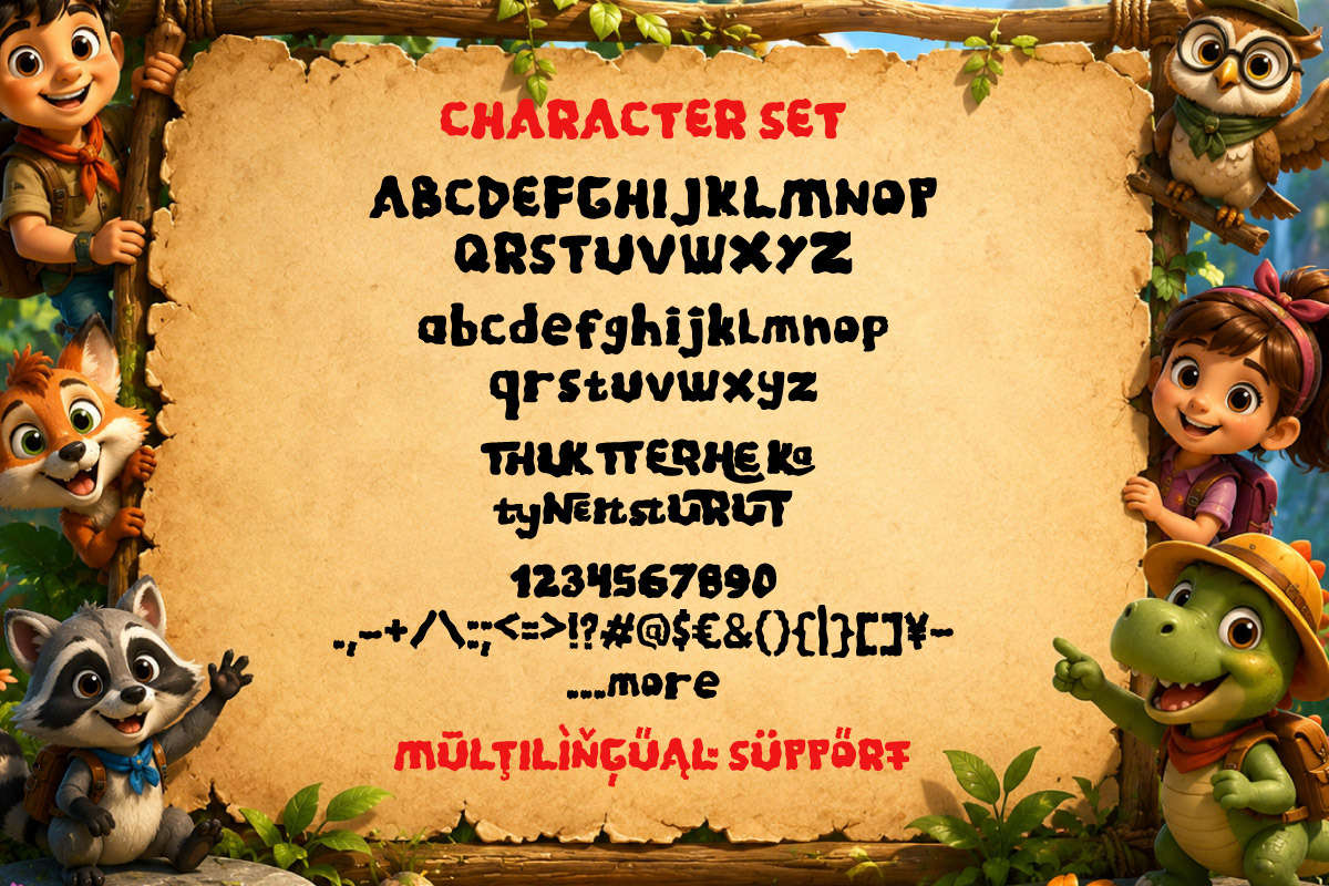 Thurket Ovriks - Movie Cartoon Font, a Handwritten Font by trabaskriya (Photo 11 of 11)