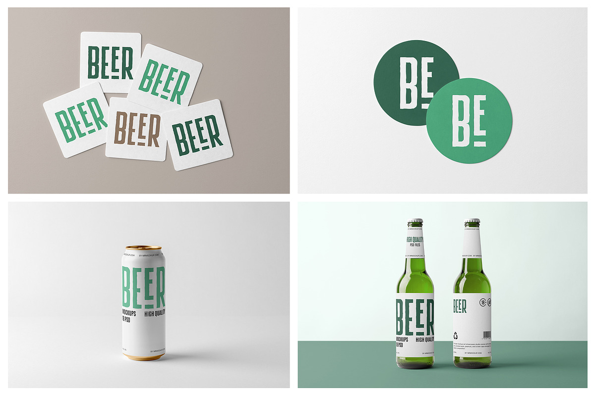 Beer Mockups - Bottle and Can, a Packaging Mockup by Mr.Mockup™ (Photo 5 of 10)