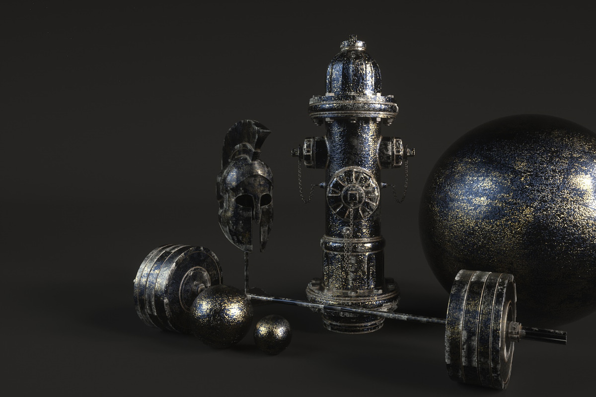 60 Metal Materials for C4d Octane, a Textures & Material 3D Model by 3DTreatment (Photo 47 of 88)