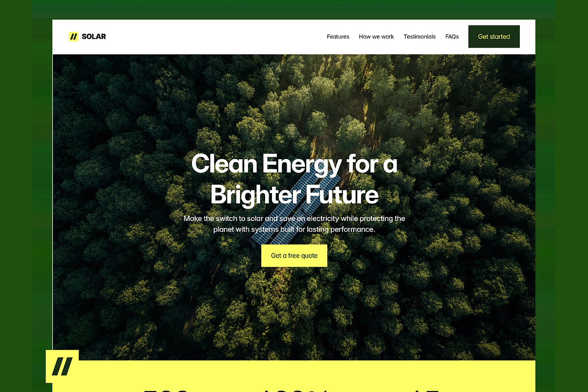 Solar Noor Framer Landing Page, a Landing Page Template by DjectStudio (Photo 5 of 8)