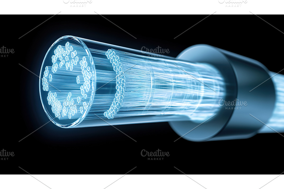 Erbium doped fiber optics enhance, an Object Illustration by Lermont51