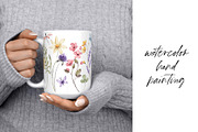Wild flowers, butterflies, dragonfly, a Decorative Illustration by Larisa Maslova (Thumbnail 5 of 11)