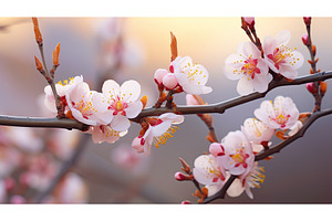 tree top peach fruit ai generated, a Nature Photo by pikepicture