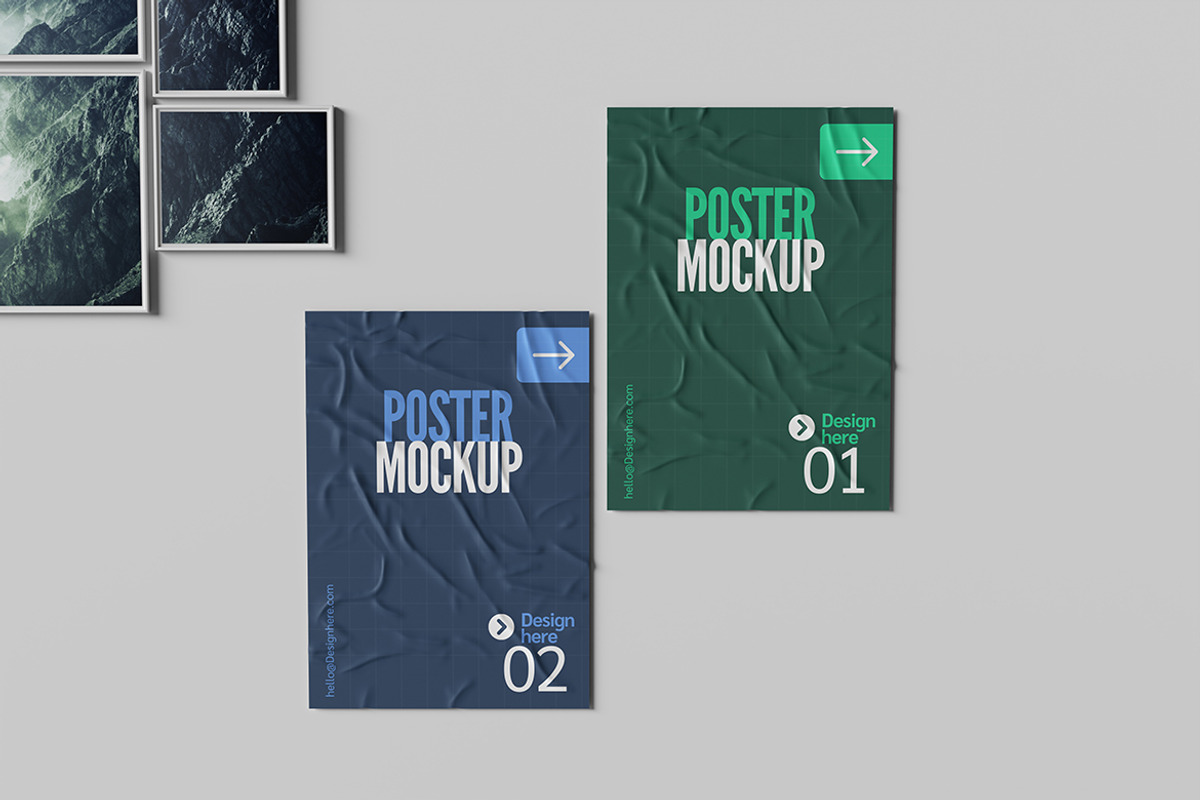 Poster Mockup, a Product Mockup by seramoe (Photo 3 of 5)