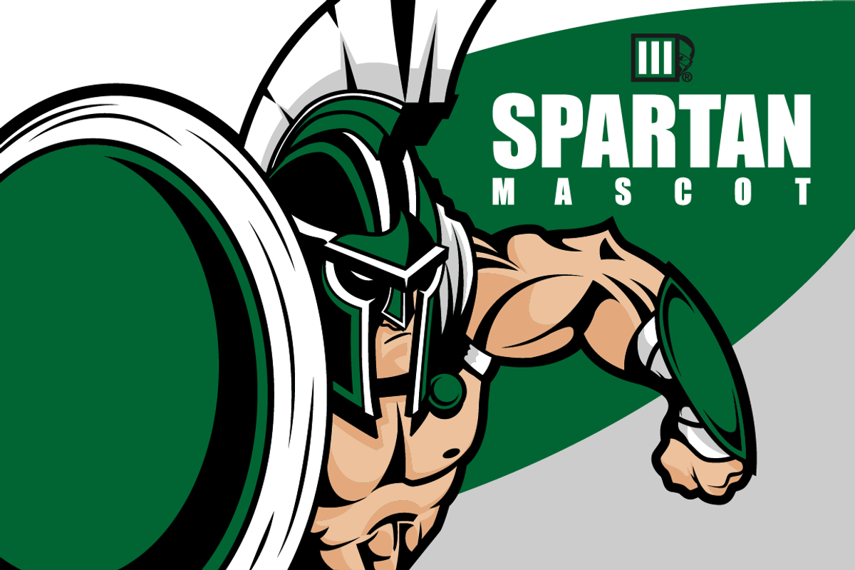Spartan Mascot Stock Vector
