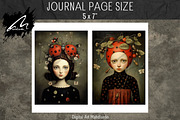 Whimsical Ladybug Girl, Collage Page, a Person Illustration by Digital Art Mahdiseño (Thumbnail 5 of 9)