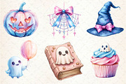 Pastel Halloween Clipart, an Illustration by Dream Creation (Thumbnail 5 of 7)