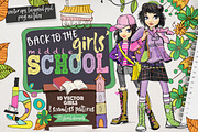 GIRL'S MIDDLE SCHOOL, an Education Illustration by Alisa Mikibith Art (Thumbnail 2 of 14)