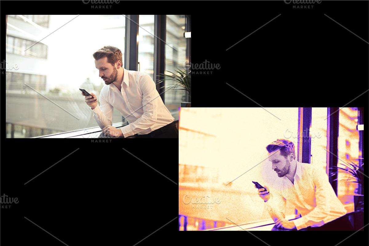 Grainy Gradient Heatmap Photo Effect, a Layer Style Add-On by alexdndz (Photo 2 of 3)