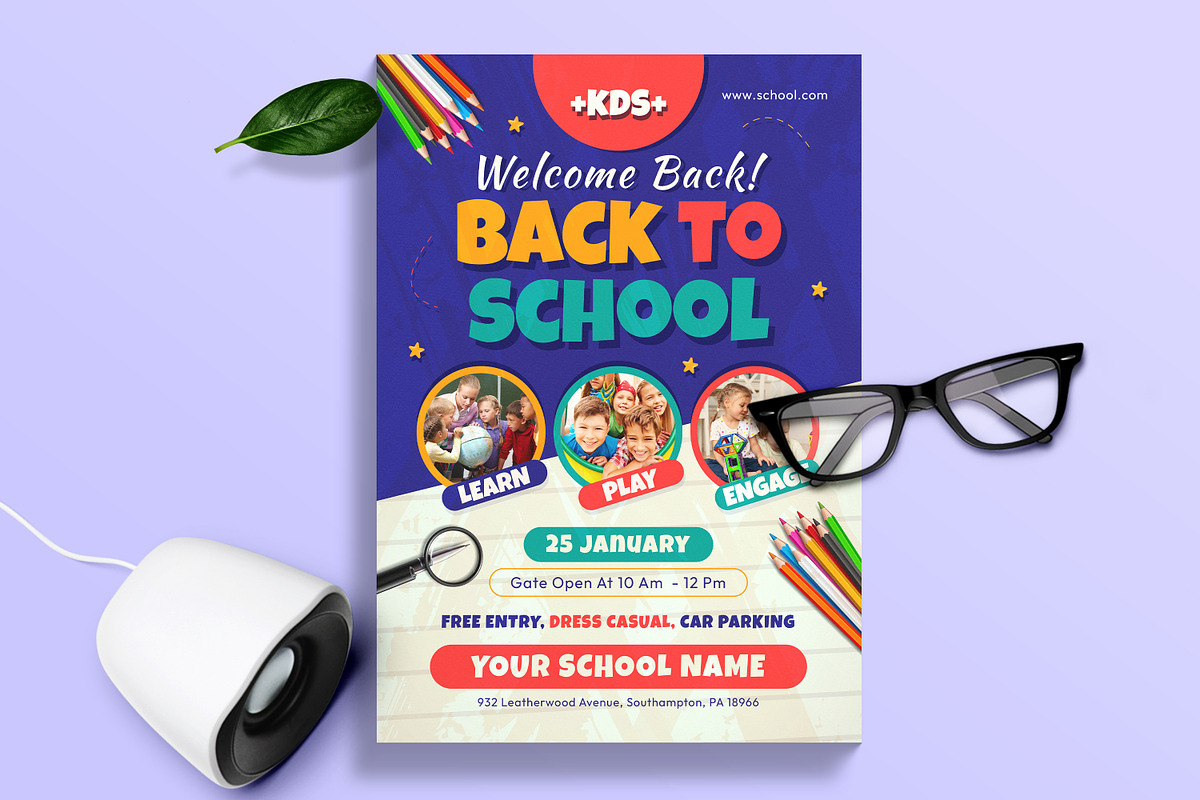 Back to School Flyer, a Flyer Template by FlyeredTemplate (Photo 3 of 4)
