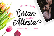 Modesta Script Font duo, a Script Font by Letterhend Studio (Thumbnail 6 of 7)