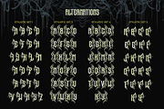Spider Dead Typeface, a Blackletter Font by alit design (Thumbnail 10 of 17)