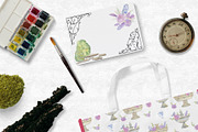 Watercolor victorian garden, an Animal Illustration by kateja (Thumbnail 2 of 11)